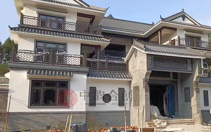苏州别墅全屋铝艺整装案例 - 窗花防盗网、阳台护栏、庭院围栏