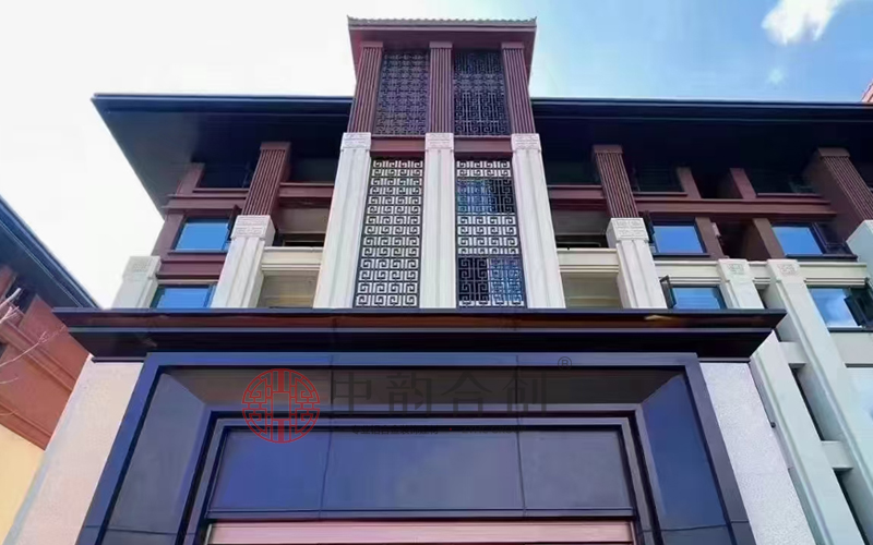 海南三亚海棠湾外墙花格装饰工程案例